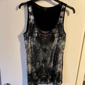 Sequin tank top